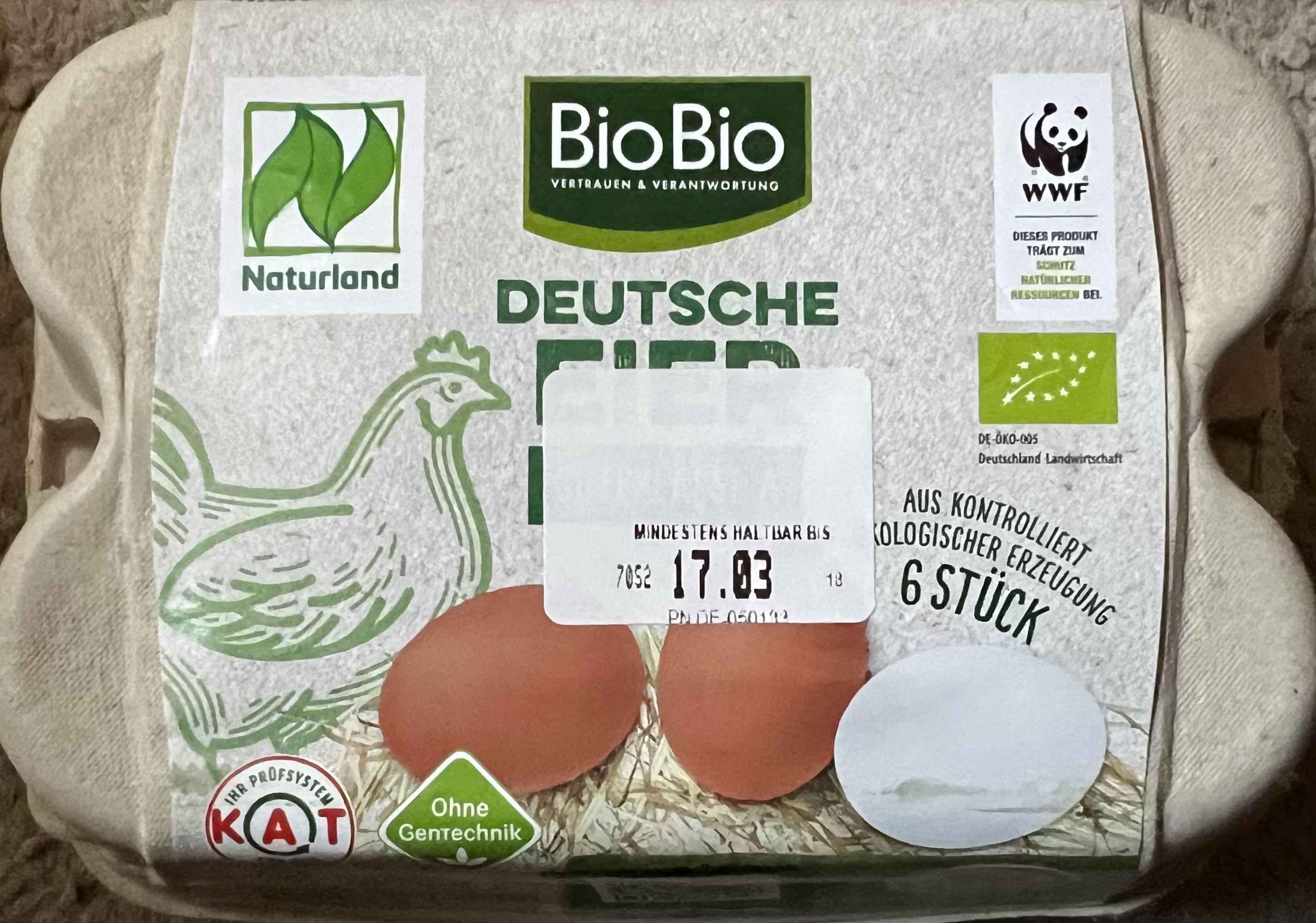 6 Bio-Eier