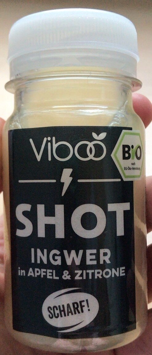 Shot Ingwer in Apfel & Zitrone