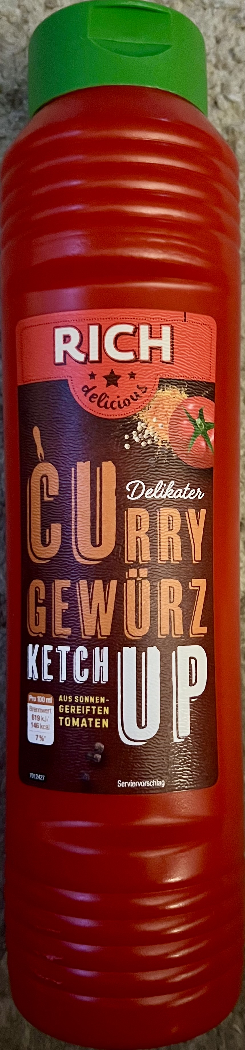 delikates Curry Gewürzketchup