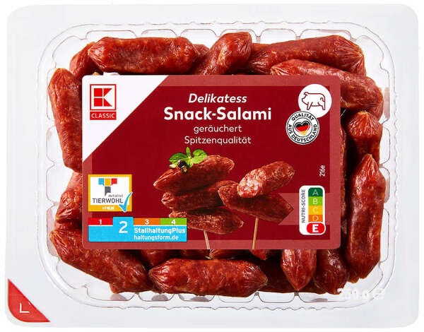 Delikates scharfe Snack-Salami